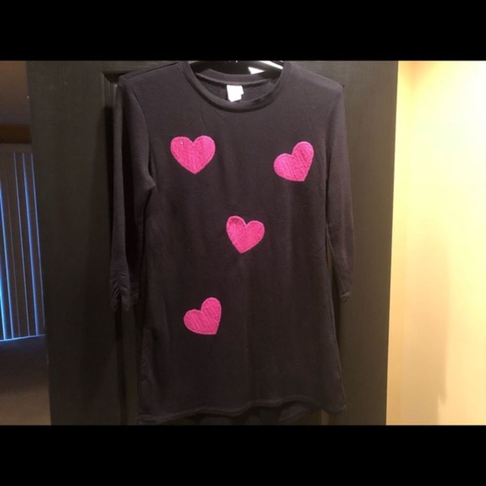 Girls Pjnk and Black Tunic